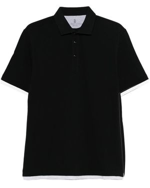 Brunello Cucinelli Polo Shirts - Black