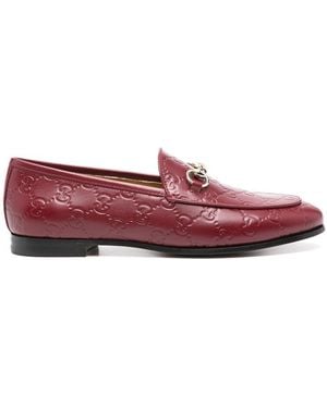Gucci Jordaan Loafers - Red