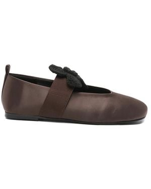 Stine Goya Ballerina Shoes Cocoa - Brown