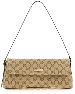 Gucci Neutrals Shoulder Bags - Metallic