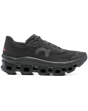On Shoes Cloudmonster Void Trainers - Black