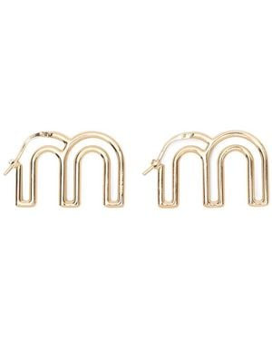 Miu Miu Earrings - Metallic