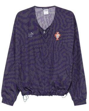 PUMA X Fpf X Sb King Logo-Print Jacket - Blue
