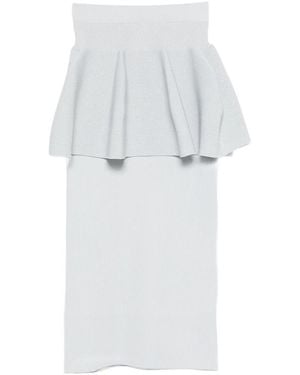 CFCL Pottery Glitter Layered Skirt - White