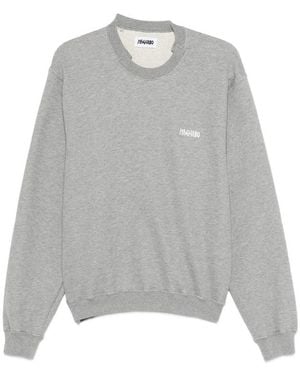 Magliano Logo-Embroidery Sweatshirt - Grey