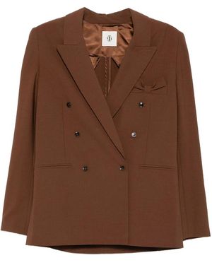 THE GARMENT Bow-Detail Blazer - Brown