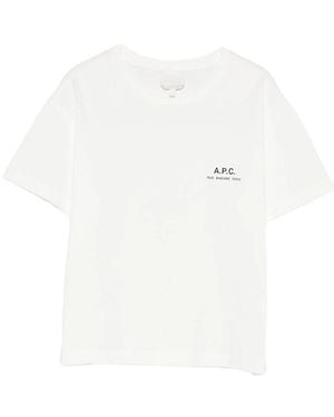 A.P.C. T-Shirts & Vests - White