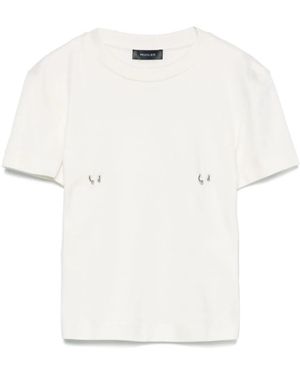 Mugler Piercing T-shirt - White