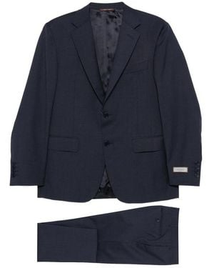 Canali Suit Two-Piece Wool - Blue