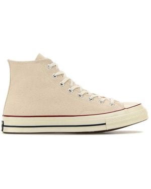 Converse Chuck 70 Hi "Parchment" Sneakers - Natural