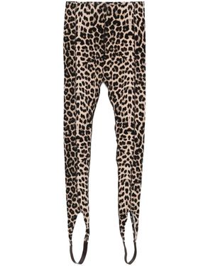 Baserange Leopard-Print Leggings - Black