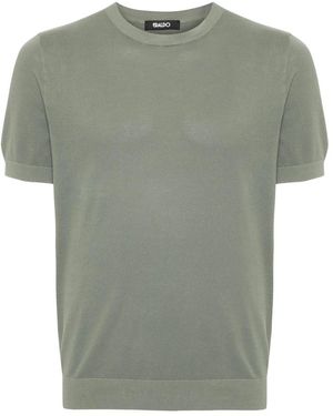 Eraldo Piqué Cotton T-Shirt - Grey