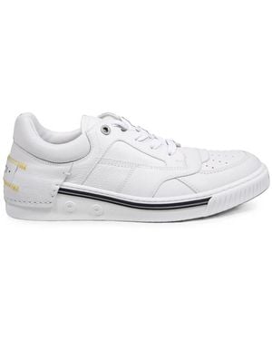 Fendi Fender Perforated Trainers - White
