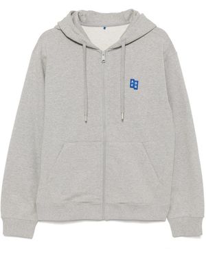 Adererror Trs Tag Zip-Up Hoodie - Grey