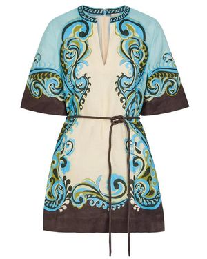 ALÉMAIS Natalia Mini Dress - Blue