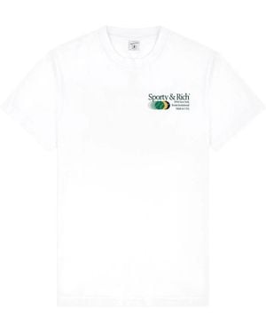 Sporty & Rich Short-Sleeve T-Shirt - White