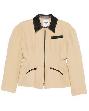 LA PISCINE Sculpted Worker Jacket - Natural