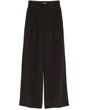 JOSEPH Wide Trousers - Black