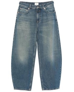 Closed Jazzie Faded Barrel-Leg Jeans - Blue