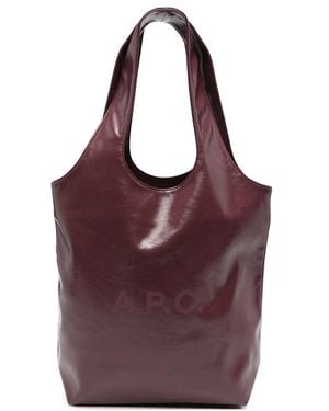 A.P.C. Tote Bags - Purple