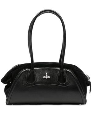 Vivienne Westwood Small Shirley Orb Shoulder Bag - Black