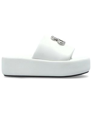Balenciaga Rise Slides - White