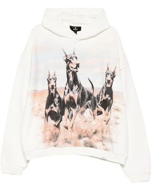 Represent Dog-Print Hoodie - Multicolour