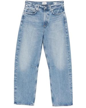 Citizens of Humanity Miro Faded-Effect Wide-Leg Jeans - Blue