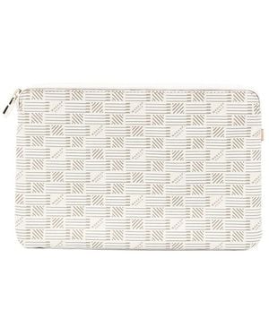 Moreau St. Folio Clutch Bag - White