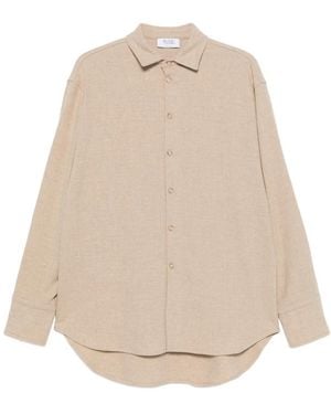 LE SULLY STUDIO Buttoned-Cuff Oversized Shirt - Natural
