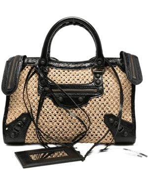 Balenciaga Small Le City Tote Bag - Black