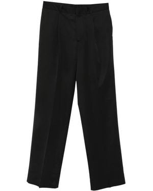 Lardini Pleated Tailored Pants - Black