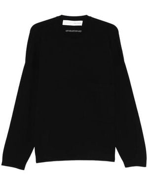 Isabel Benenato Lucca Crew-Neck Sweatshirt - Black