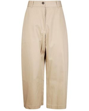 Studio Nicholson Wide-Leg Trousers - Natural