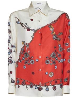 Versace Silk Shirt - Red
