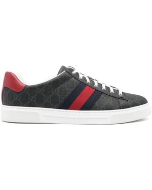 Gucci Ace Gg-Canvas Trainers - Multicolour
