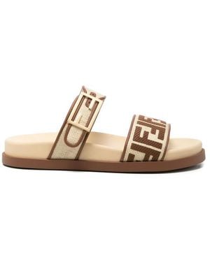 Fendi Neutrals Shoes - Natural