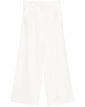Calvin Klein Wide-Leg Trousers - White