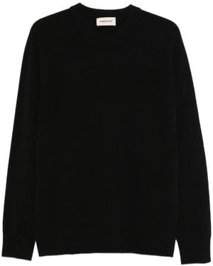 Atomo Factory Crew-Neck Long-Sleeve Jumper - Black