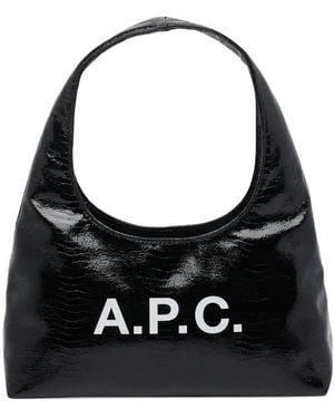 A.P.C. A. P.C. Baby Ninon Shoulder Bag - Black
