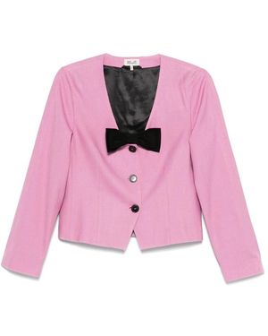 Baum und Pferdgarten Bow-Detailing Jacket - Pink