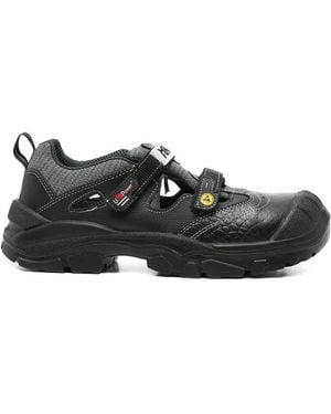 Magliano Leather Strap Sneakers - Black