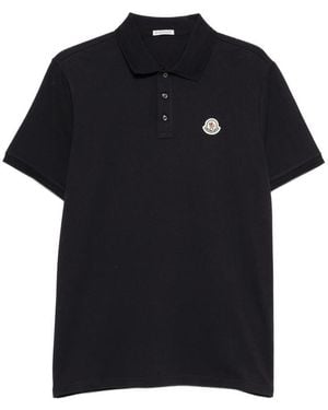 Moncler Polo Shirts - Black