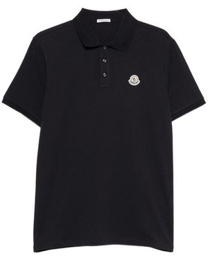 Moncler Polo Shirts - Black