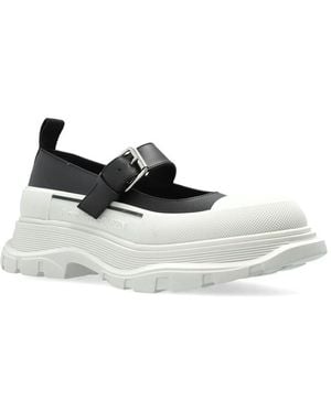 McQueen Mary Jane Chunky Trainers - White
