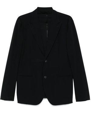 Eraldo Peak-Lapels Blazer - Black