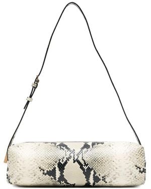 KHAITE Snakeskin Cylindrical Shoulder Bag - Multicolor