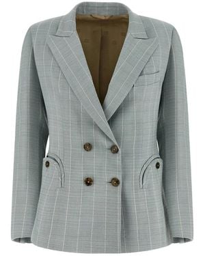 Blazé Milano After You Charmer Double-Breasted Blazer - Green