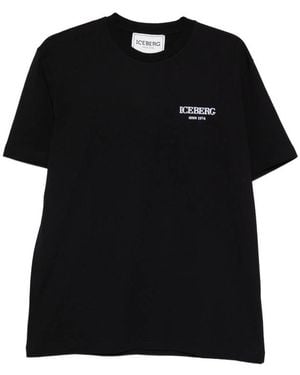 Iceberg Logo T-Shirt - Black