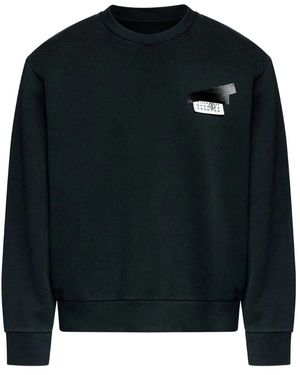 MM6 by Maison Martin Margiela Cotton Sweatshirt - Black